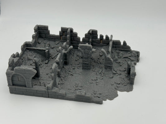 Produktfoto Tabletop 28mm The Printing Goes Ever On (TPGEO)  0: Stallungen Ruinen Ivory City - Gebäude Königreich Gonthan - Stables Ruins Tabletop Terrain