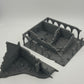 Product photo Tabletop 28mm The Printing Goes Ever On (TPGEO) 0: House A Ruins Ivory City - Kingdom of Gonthan Building - Tabletop Terrain