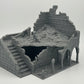 Product photo Tabletop 28mm The Printing Goes Ever On (TPGEO) 0: House B Ruins Ivory City - Kingdom of Gonthan Building - Tabletop Terrain