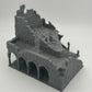 Product photo Tabletop 28mm The Printing Goes Ever On (TPGEO) 0: House B Ruins Ivory City - Kingdom of Gonthan Building - Tabletop Terrain