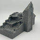 Product photo Tabletop 28mm The Printing Goes Ever On (TPGEO) 0: Inn Ruins Ivory City - Kingdom of Gonthan Building - Inn Tabletop Terrain