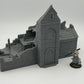 Product photo Tabletop 28mm The Printing Goes Ever On (TPGEO) 0: Inn Ruins Ivory City - Kingdom of Gonthan Building - Inn Tabletop Terrain
