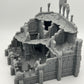 Product photo Tabletop 28mm The Printing Goes Ever On (TPGEO) 0: Warehouse Ruins Ivory City - Kingdom of Gonthan - Warehouse Tabletop Terrain