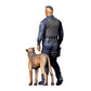 Diorama model kit product photo 4: Standing figure: police officer in tactical gear with service dog (Ref. No. 524)