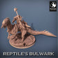 Lizardfolk Rider - Lizard Warrior on Dinosaur Mount (C8)