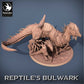 Lizardfolk Rider - Lizard Warrior on Dinosaur Mount (C2)