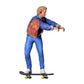 Produktfoto Diorama und Modellbau Miniatur Figur: Skater - Mann auf Skateboard mit Rucksack