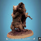 Product photo Tabletop 28mm Lord of the Print (LotP) 0: Tabletop miniature: Ratmen Carrier Duo - Nager Pioneer Squad with Explosive or Ram Load, Siege Weapon, Wargame Unit and Skirmish Proxies (25_07_Q11)