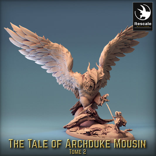 Attack of the Owl - A Brave Mouse Faces an Unequal Battle (A1)