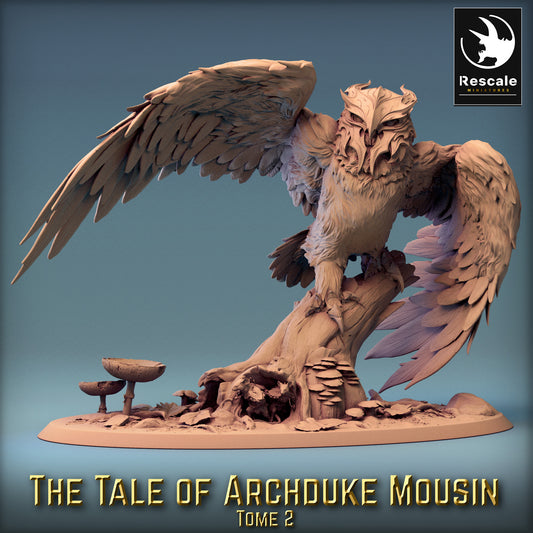 Attack of the Owl - A Brave Mouse Faces an Unequal Battle (A2)