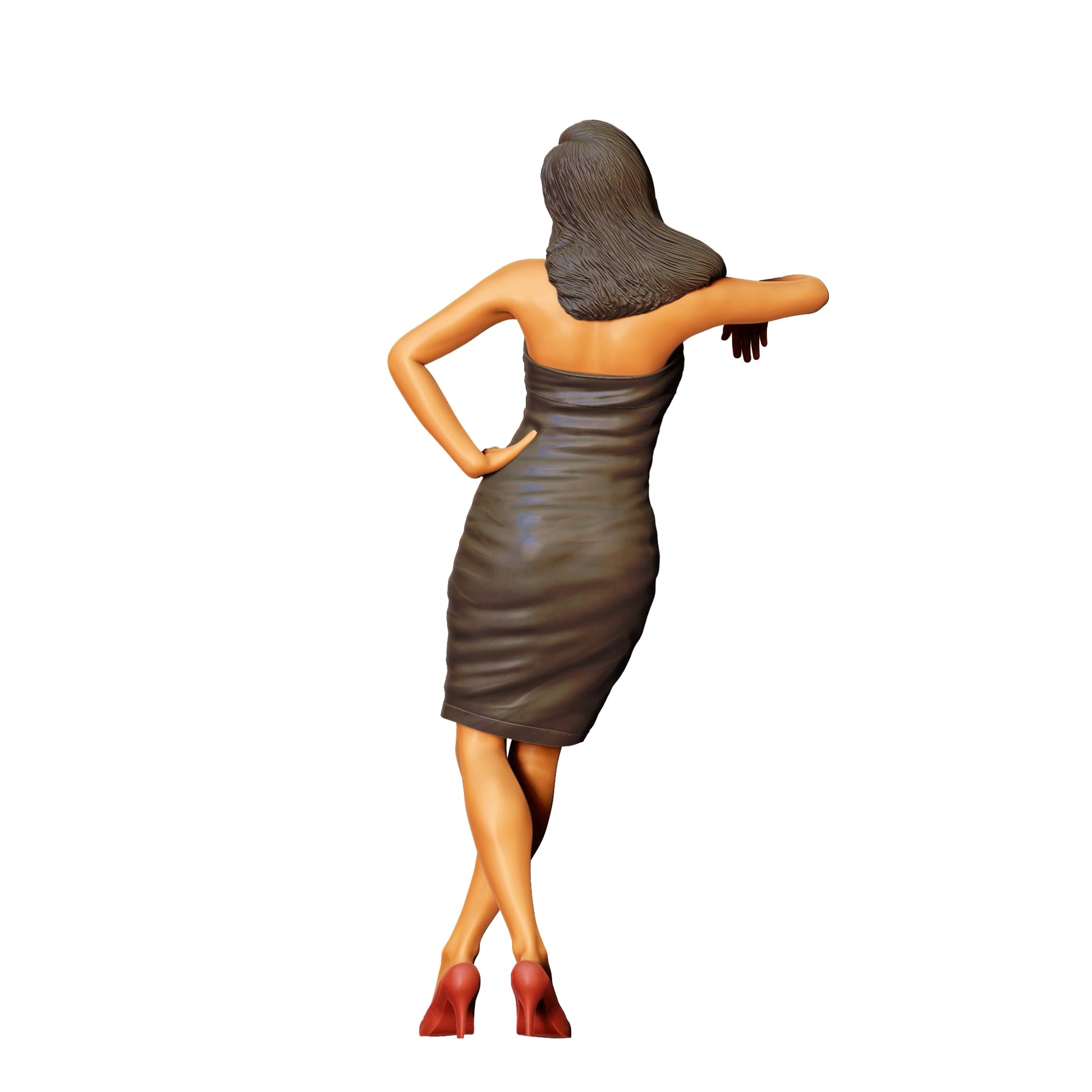 Diorama Model Building Product Photo 0: PinUp Girl A - Pretty Lady in Dress (Ref. No. 382)