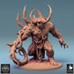 Product photo Tabletop 28mm Lord of the Print (LotP) 0: Tabletop miniature: Demon Lord, Corruption Demon, Hell Beast with tentacle arm, claws, and horns, Boss Monster (Ulcerated Colossus) (24_08_K)