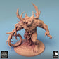 Product photo Tabletop 28mm Lord of the Print (LotP) 0: Tabletop miniature: Demon Lord, Corruption Demon, Hell Beast with Tentacle Arm, Claws, and Horns, Boss Monster (Ulcerated Colossus) (24_08_K)