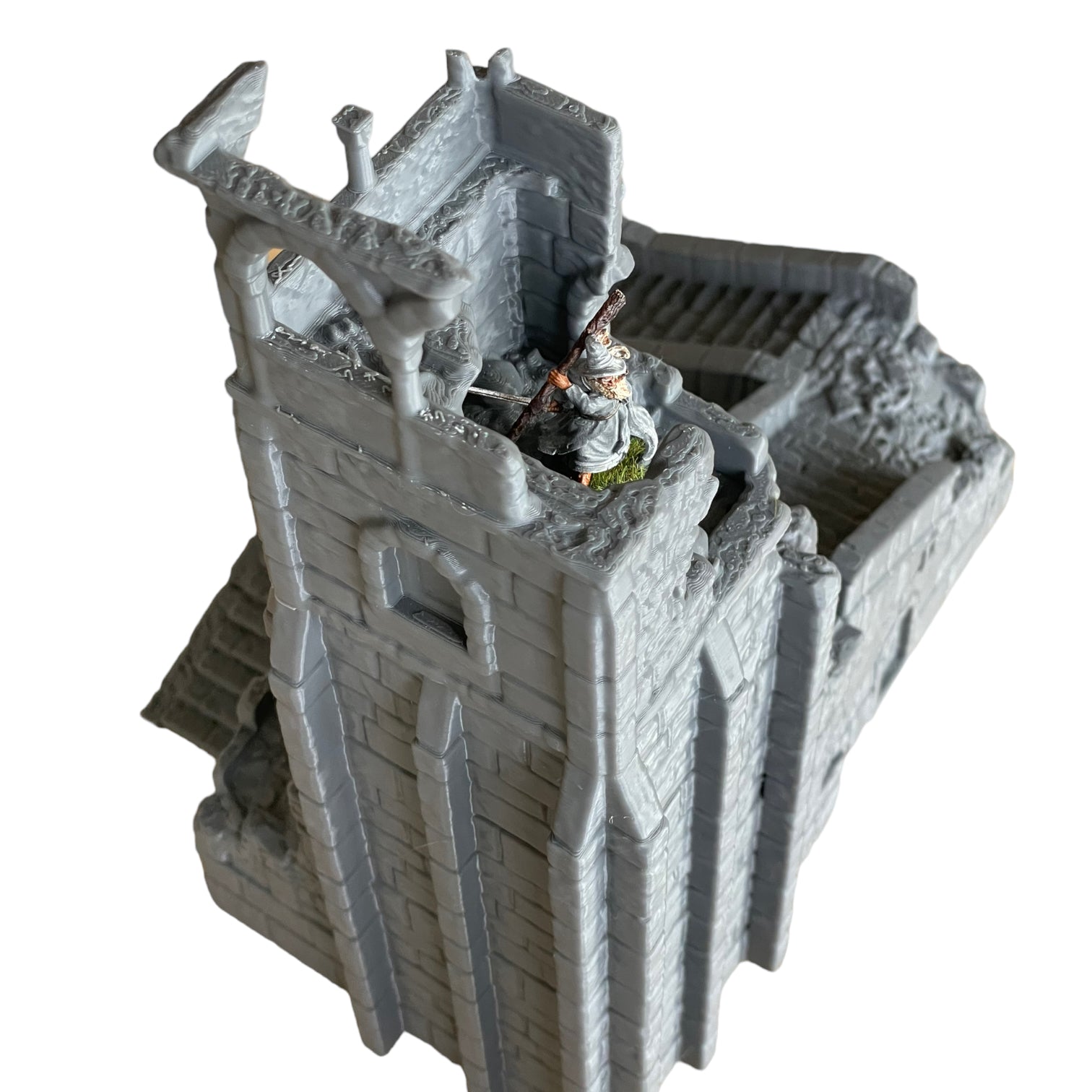 Product photo Tabletop 28mm The Printing Goes Ever On (TPGEO) 0: Ruined medieval tower - Remains of military building - Destroyed outpost