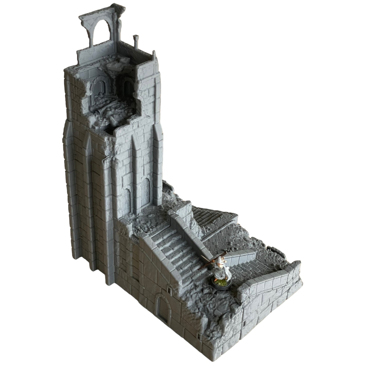 Product photo Tabletop 28mm The Printing Goes Ever On (TPGEO) 0: Ruined medieval tower - Remains of military building - Destroyed outpost