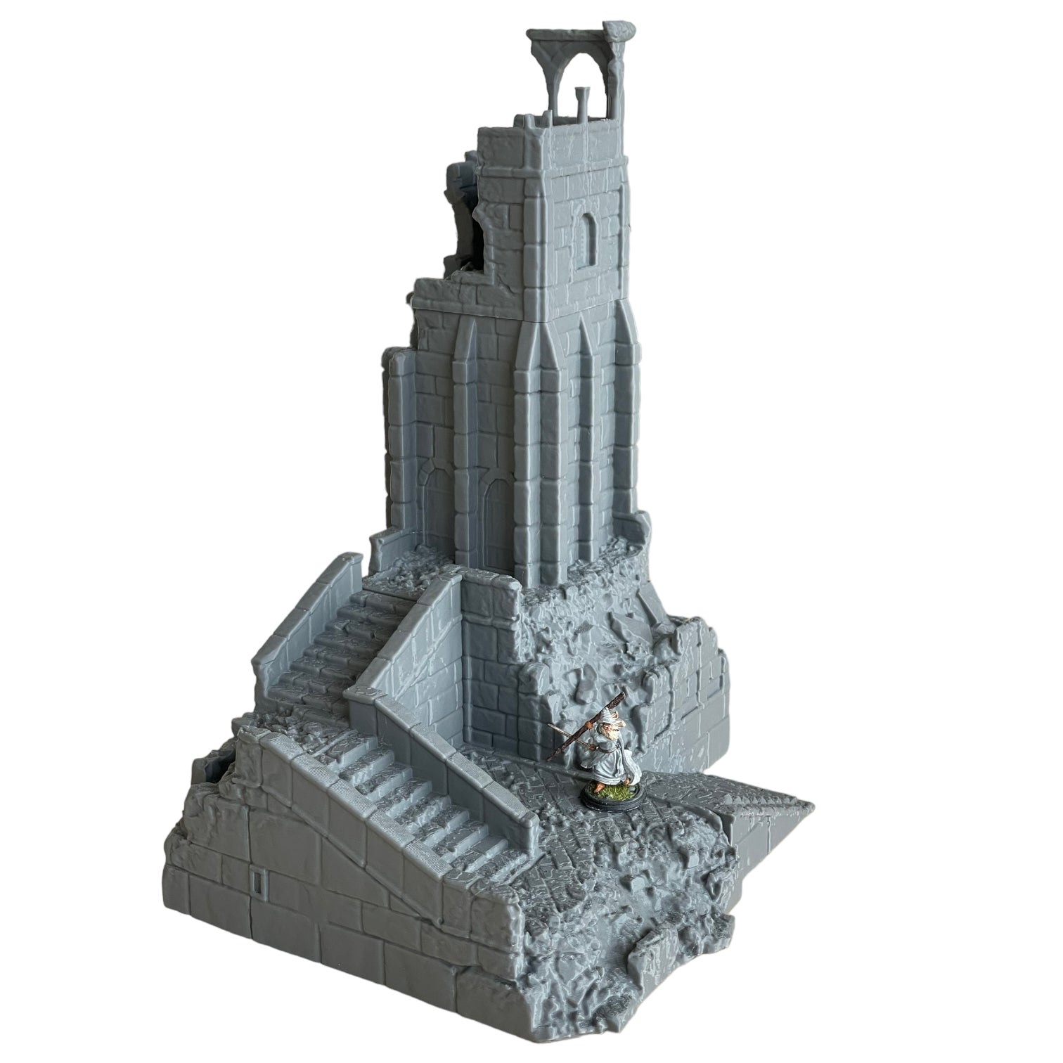 Product photo Tabletop 28mm The Printing Goes Ever On (TPGEO) 0: Ruined medieval tower - Remains of military building - Destroyed outpost