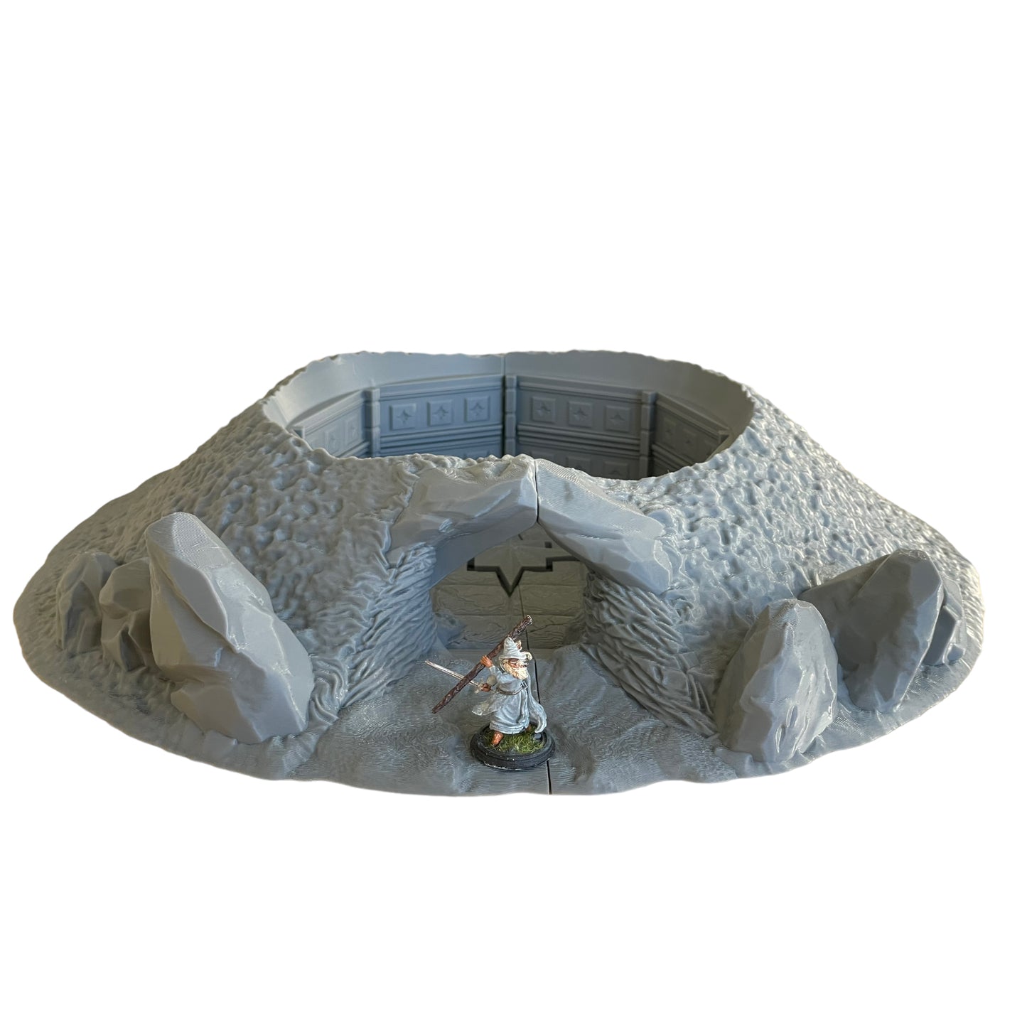 Product photo Tabletop 28mm The Printing Goes Ever On (TPGEO) 0: Great Tomb Chamber Catacombs - Ghostly Resting Place Beneath the Hill - Hill Graves