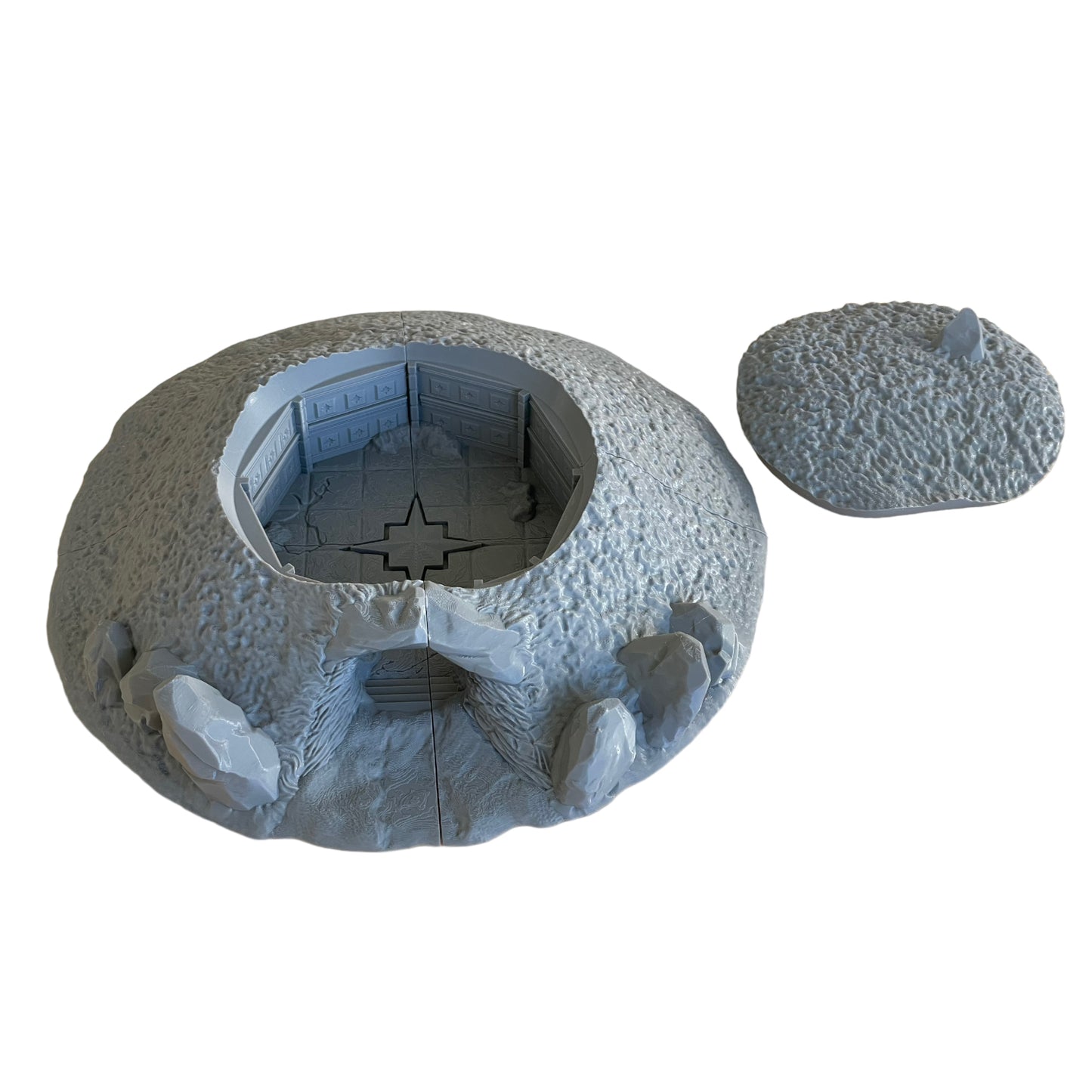 Product photo Tabletop 28mm The Printing Goes Ever On (TPGEO) 0: Great Tomb Chamber Catacombs - Ghostly Resting Place Beneath the Hill - Hill Graves