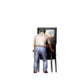 Diorama model-making product photo 3: Standing figure: man at a pinball machine with both hands (Ref. No. 519)