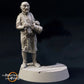 Product photo Tabletop 28mm The Printing Goes Ever On (TPGEO) 0: Medieval townsfolk and tavern guests: Innkeeper, guard, hunter, farmer, maid, guest, traveler