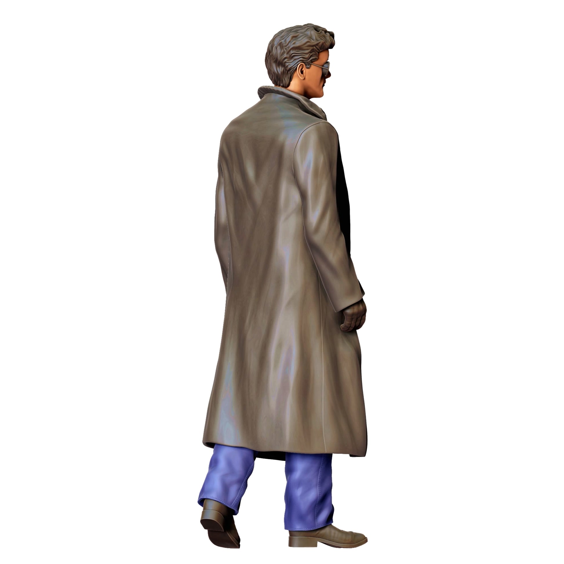Produktfoto  0: Mann mit Lederjacke und Sonnenbrille: Polizeibeamter