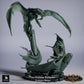 Product photo Tabletop 28mm Lord of the Print (LotP) 4: Fantasy figure: Hollow Eclipse dragon diorama - dragon duel in aerial combat over rocky peaks - boss monster, final boss, large model, display miniature for Tabletop and Wargaming (26_03_B1)
