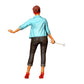 3DP Miniatures 3: Stehende Figur: Frau mit offenem Hemd & Schraubenschlüssel (Ref. Nr. 468)