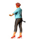 3DP Miniatures 4: Stehende Figur: Frau mit offenem Hemd & Schraubenschlüssel (Ref. Nr. 468)