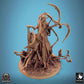 Product photo Tabletop 28mm Lord of the Print (LotP) 0: Tabletop miniature: vengeful banshee / wraith - undead spellcaster with thorned polearm (24_10_H)