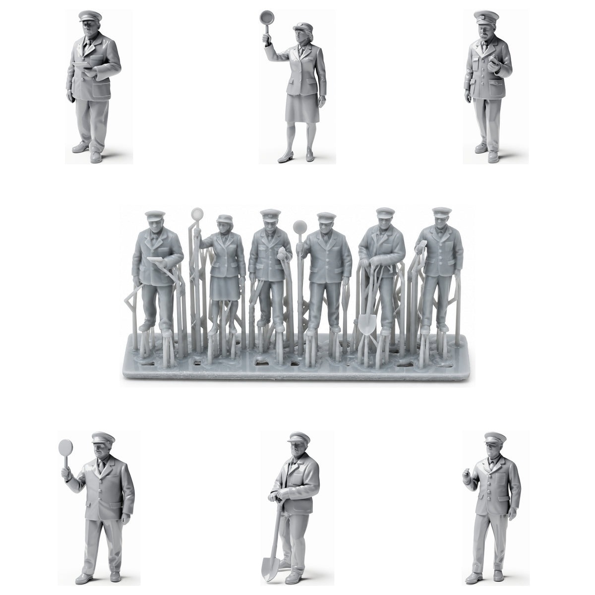 3drifter-miniatures Modellbahn Bahnpersonal Hauptbild