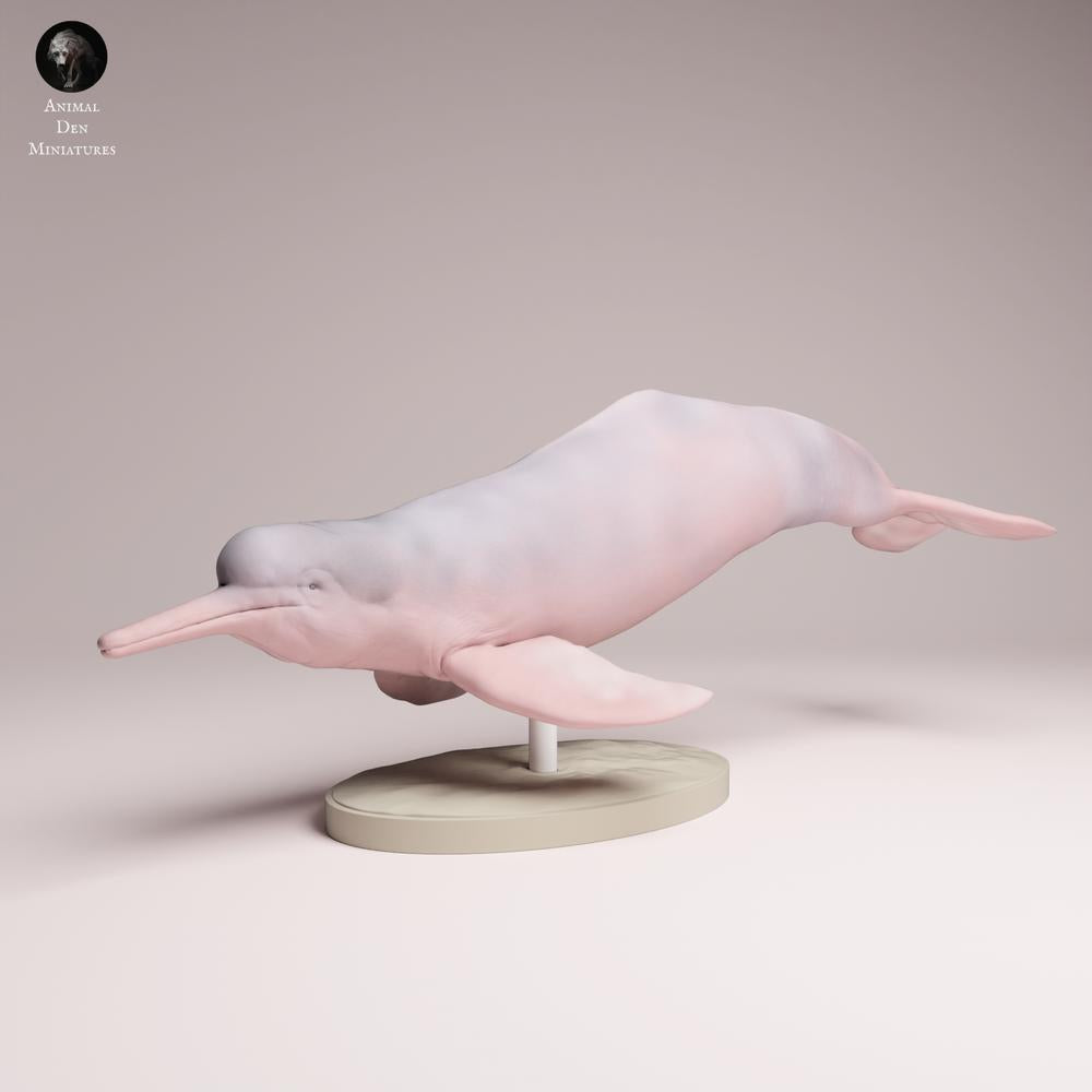 Product photo Tabletop 28mm Lord of the Print (LotP) 3: Water Animal Figure: Amazon River Dolphin - swimming