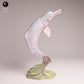 Product photo Tabletop 28mm Lord of the Print (LotP) 3: Water Creature Animal Figure: Amazon River Dolphin - surfacing