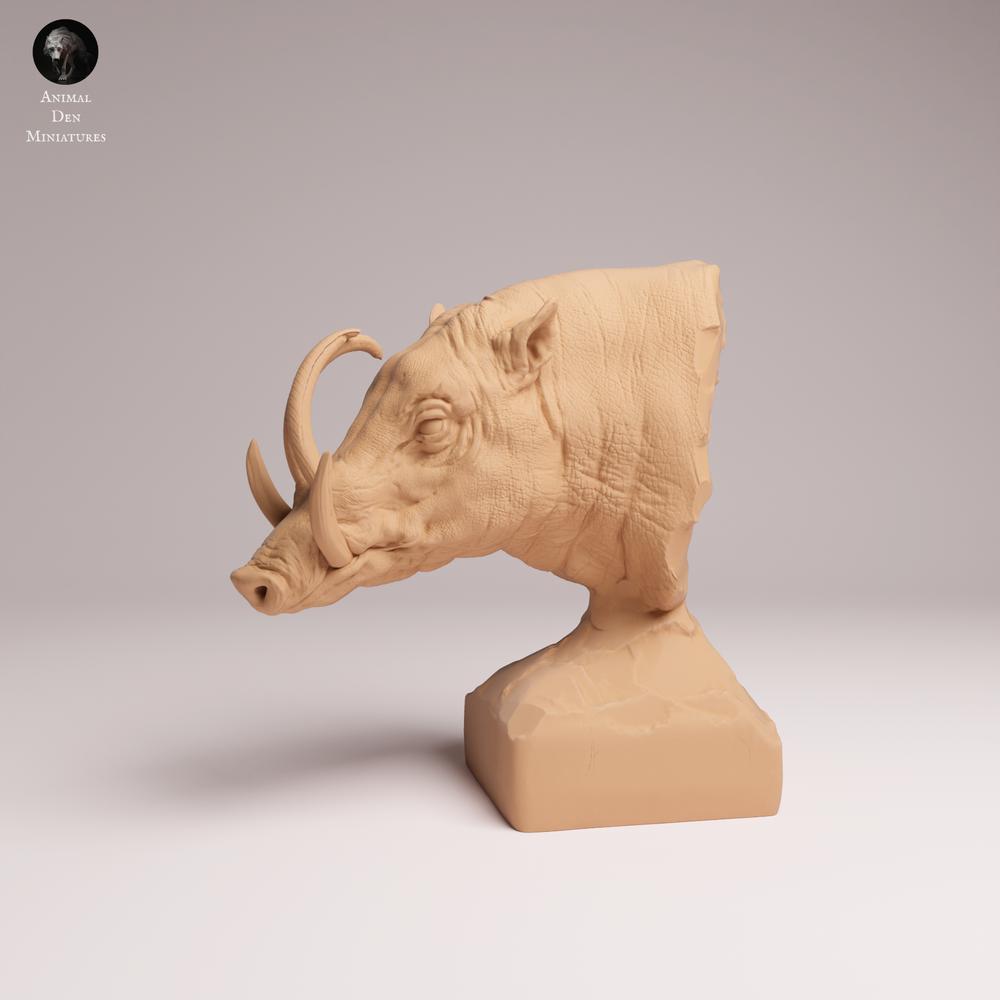 Product photo Tabletop 28mm Lord of the Print (LotP) 2: Wild Animal Figure: Sulawesi Warty Pig - Bueste (25_12_07)
