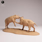 Product photo Tabletop 28mm Lord of the Print (LotP) 0: Wild Animal Figure: North Sulawesi Wild Boar - Fighting Boars (25_12_09)