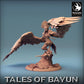 Product photo Tabletop 28mm Lord of the Print (LotP) 0: Tabletop miniature: Harpy - winged warrior, Harpy queen, boss model (24_01_I7)