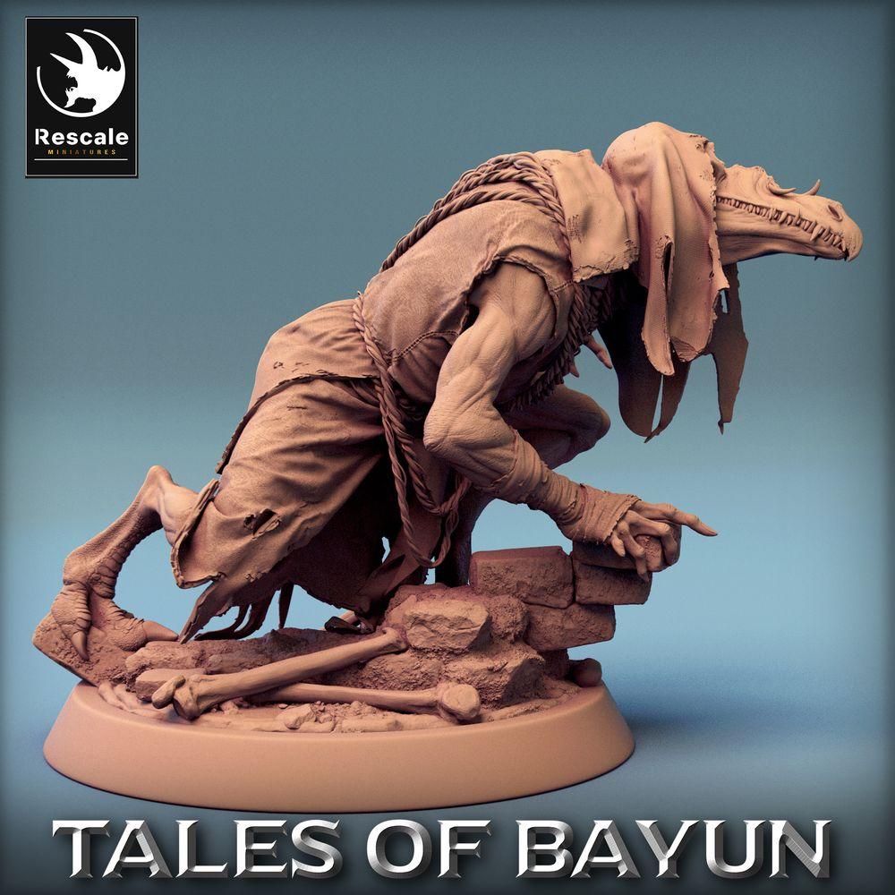Product photo Tabletop 28mm Lord of the Print (LotP) 0: Tabletop miniature: Kikimora Ghoul Hunter, Shadow Cultist, Crowman, Dungeon Boss (24_01_E3)