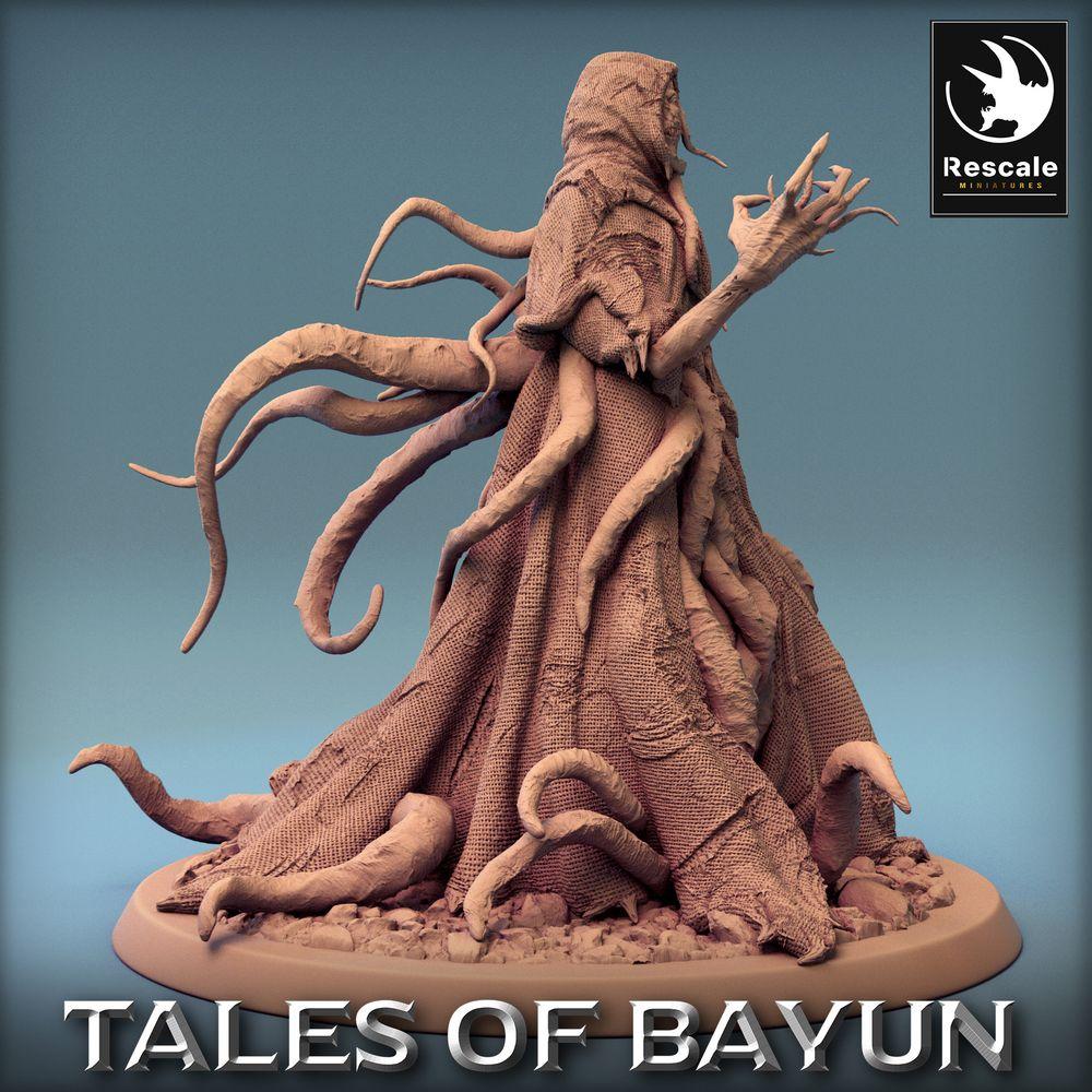 Product photo Tabletop 28mm Lord of the Print (LotP) 0: Tabletop miniature: Dark Summoner, Necromancer, Eldritch Cultist, Tentacle Mage - Liho (24_01_J)