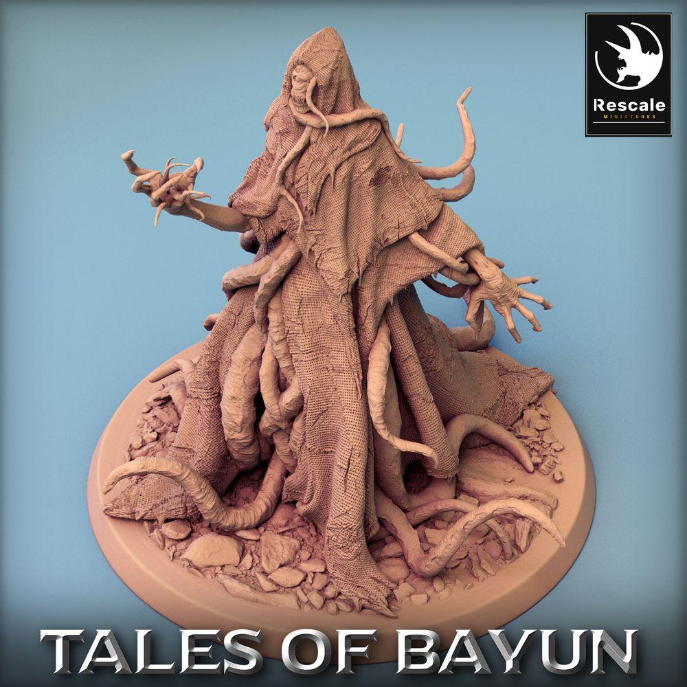 Product photo Tabletop 28mm Lord of the Print (LotP) 0: Tabletop miniature: Dark Summoner, Necromancer, Eldritch Cultist, Tentacle Mage - Liho (24_01_J)