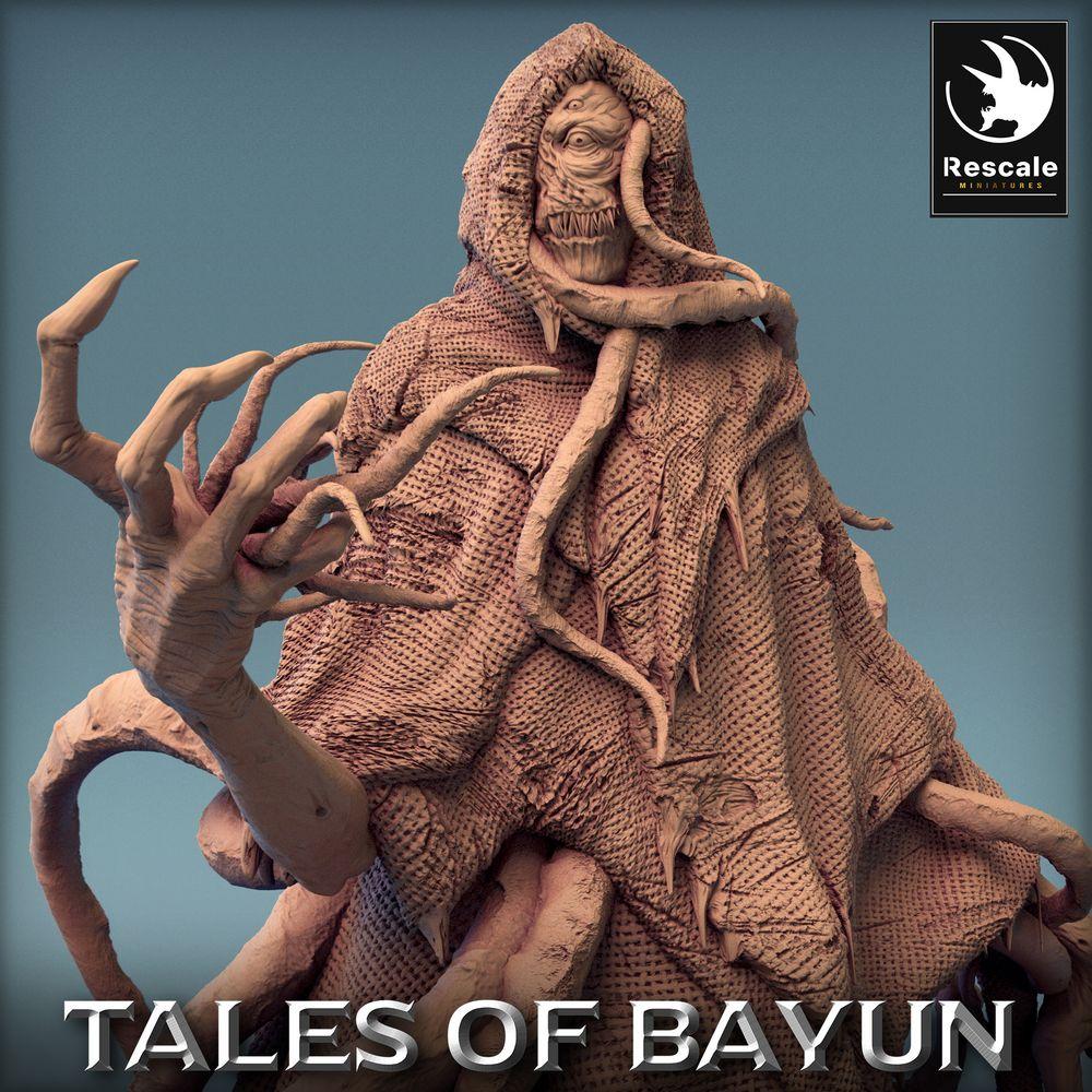 Product photo Tabletop 28mm Lord of the Print (LotP) 0: Tabletop miniature: Dark Summoner, Necromancer, Eldritch Cultist, Tentacle Mage - Liho (24_01_J)