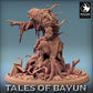 Product photo Tabletop 28mm Lord of the Print (LotP) 0: Tabletop miniature: Dark Cultist, Demon Summoner, and Necromancer - Chaos Priest Boss with Tentacles (Warlock Necromancer) (24_01_C2)