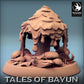 Product photo Tabletop 28mm Lord of the Print (LotP) 0: Tabletop miniature: Mushroom monster, spore creature - Mushroom grove scatter terrain, objective marker (24_01_B)
