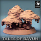 Product photo Tabletop 28mm Lord of the Print (LotP) 0: Tabletop miniature: Mushroom Monster, Spore Creature - Mushroom Grove Scatter Terrain, Objective Marker (24_01_B)