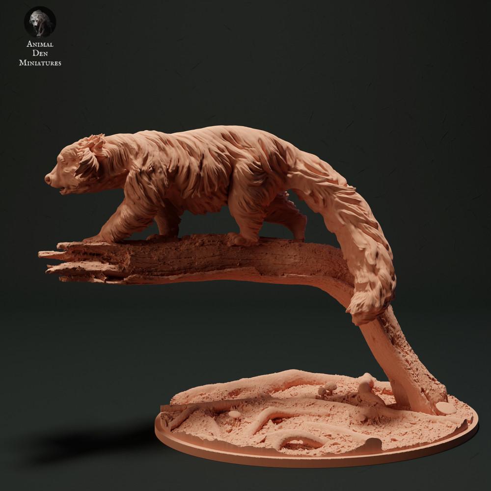 Product photo animal figure Animal Den Miniatures 1: Wild animal figure: Binturong - bearcat (23_05_10)