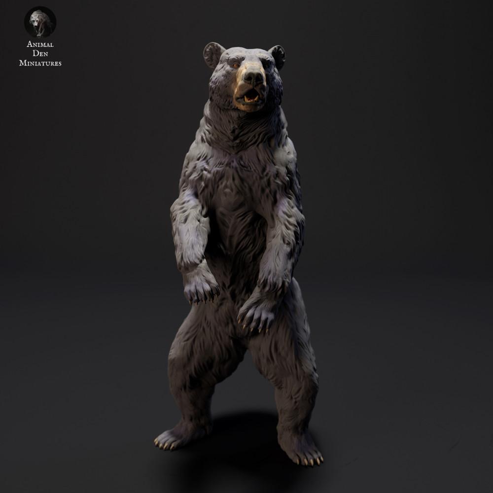 Product photo animal figure Animal Den Miniatures 0: Wild animal figure: Black bear - standing (23_09_15)