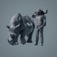 African Rhinoceros - Animals of the Savannah (23_02_06)