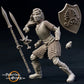 Product photo Tabletop 28mm The Printing Goes Ever On (TPGEO): Modular Elves: 2 Elf Warriors with various weapons - sword, shield, spear, bow