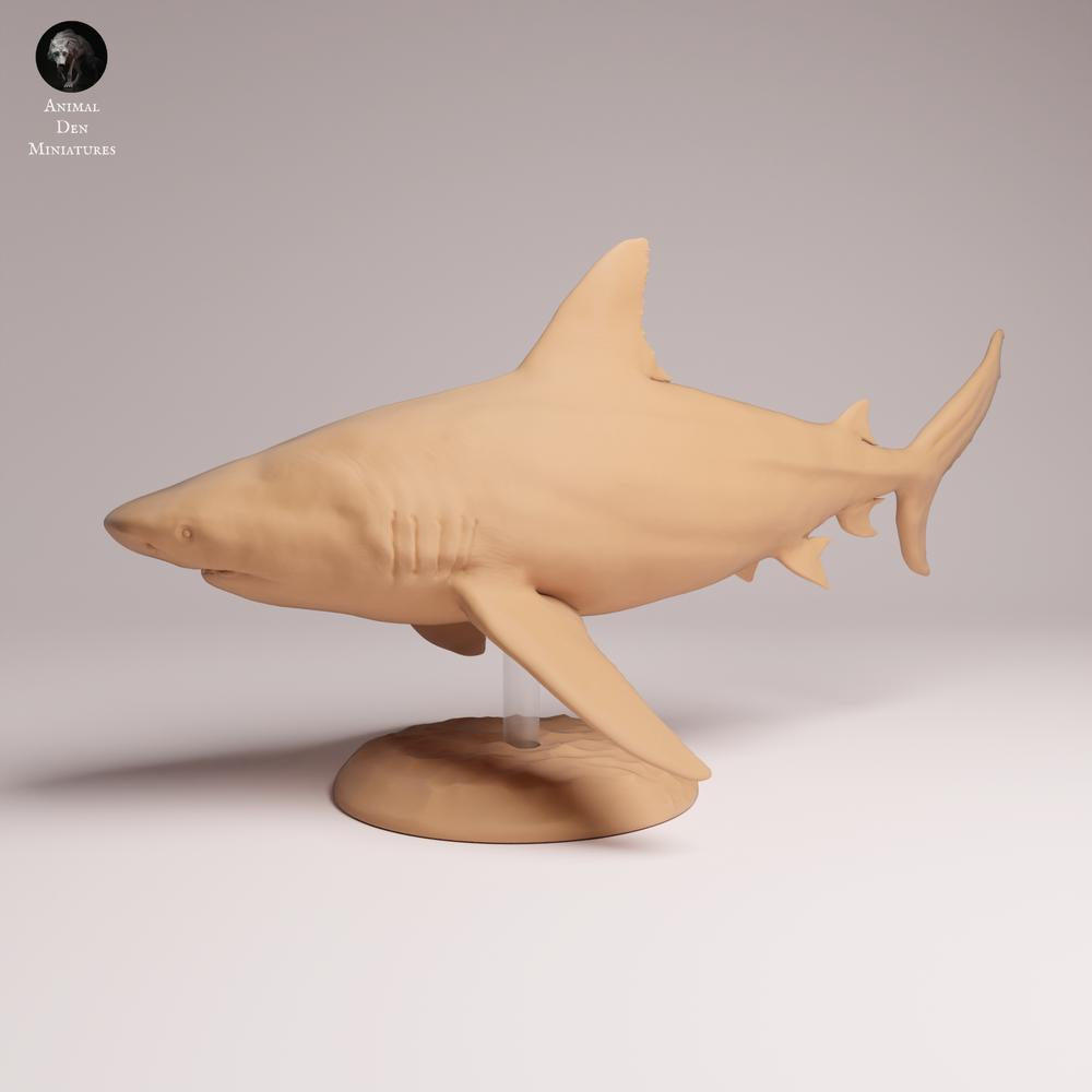 Product photo Tabletop 28mm Lord of the Print (LotP) 0: Marine animal figure: Bull Shark (26_05_01)