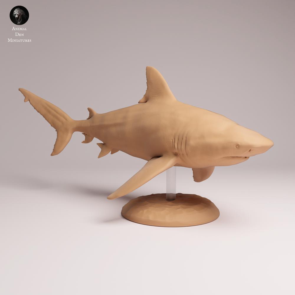 Product photo Tabletop 28mm Lord of the Print (LotP) 2: Marine animal figure: Bull Shark (26_05_01)