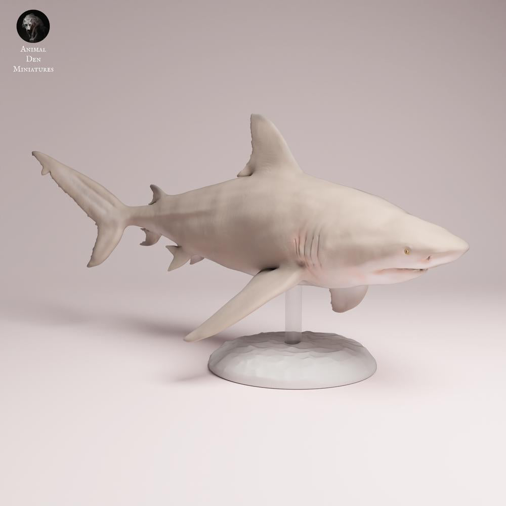 Product photo Tabletop 28mm Lord of the Print (LotP) 3: Marine animal figure: Bull Shark (26_05_01)
