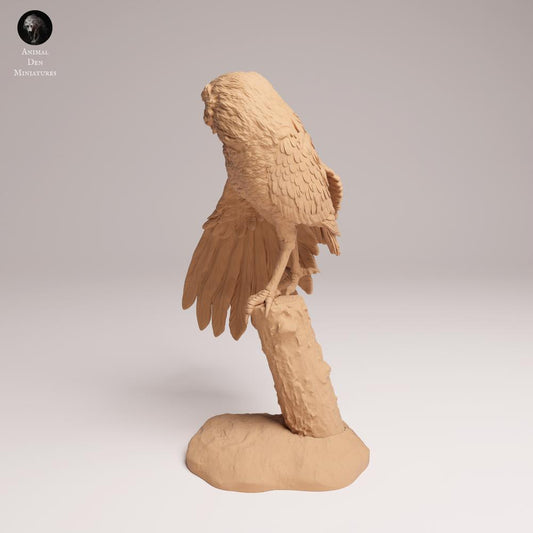 Product photo animal figure Animal Den Miniatures 0: Wild animal figure: rabbit owl - stretching (25_09_14)